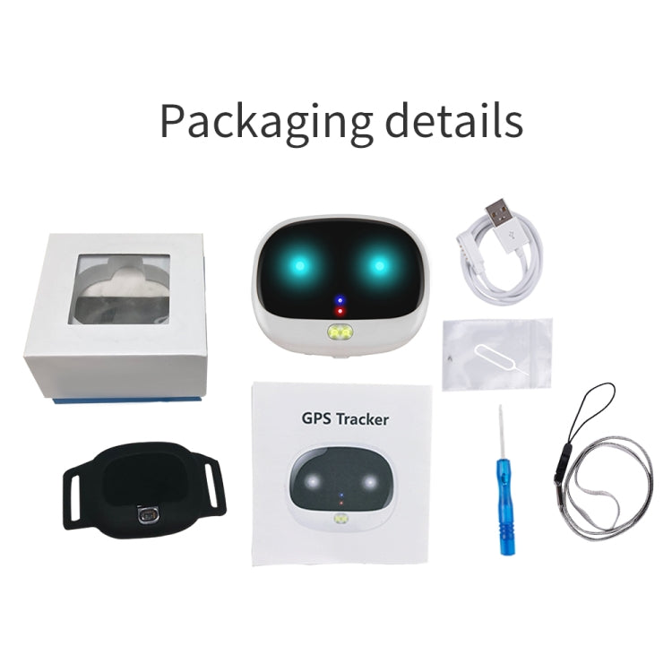 ReachFar RF-V47 IP67 Multi-function Mini GPS Pet Tracker with LED Light & Silicone Case(Black) by REACHFAR