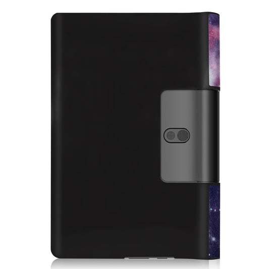 For Lenovo Yoga Smart Tab Color Drawing Pattern Horizontal Flip Leather Case with Two-folding Holder(Galaxy Nebula) by buy2fix