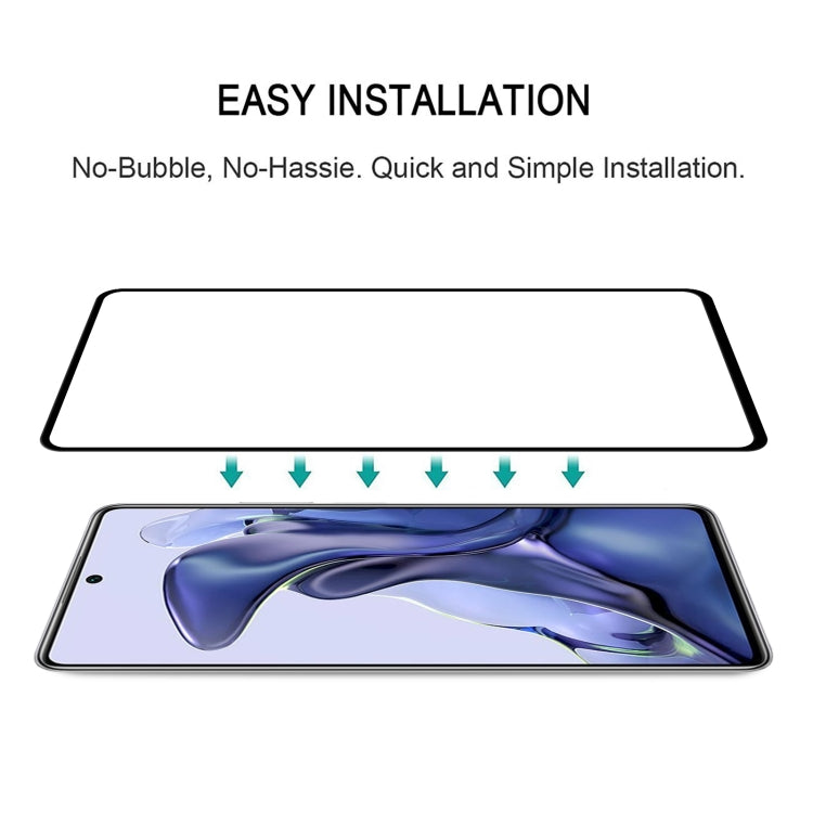For Xiaomi Mi 11T / 11T Pro 25 PCS Full Glue Full Screen Tempered Glass Film by buy2fix
