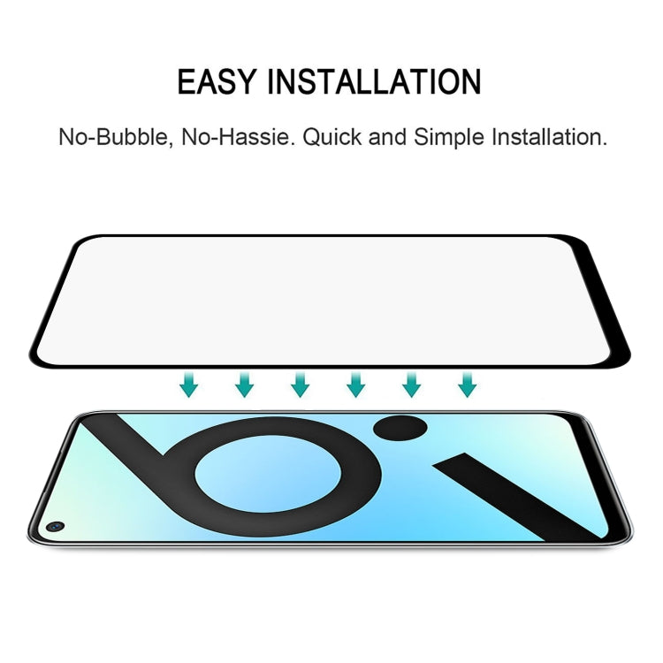 For OPPO Realme 6i India 25 PCS Full Glue Full Screen Tempered Glass Film by buy2fix