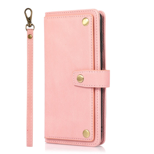 For Samsung Galaxy A50 / A30s / A50s PU + TPU Horizontal Flip Leather Case with Holder & Card Slot & Wallet & Lanyard(Pink) by buy2fix