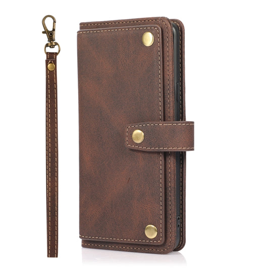 For Samsung Galaxy S9+ PU + TPU Horizontal Flip Leather Case with Holder & Card Slot & Wallet & Lanyard(Brown) by buy2fix