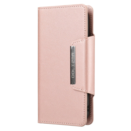 For iPhone 13 Ultra-thin Separable Magnetic Horizontal Flip Leather Case with Card Slot & Wallet(Pink) by buy2fix