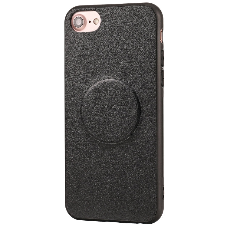 For iPhone SE 2022 / SE 2020 / 8 / 7 Ultra-thin Separable Magnetic Horizontal Flip Leather Case with Card Slot & Wallet(Black) by buy2fix