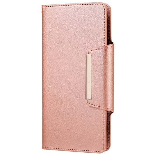 For Samsung Galaxy A71 Ultra-thin Separable Magnetic Horizontal Flip Leather Case with Card Slot & Wallet(Pink) by buy2fix