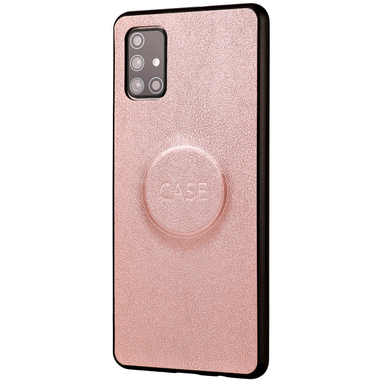 For Samsung Galaxy A71 Ultra-thin Separable Magnetic Horizontal Flip Leather Case with Card Slot & Wallet(Pink) by buy2fix