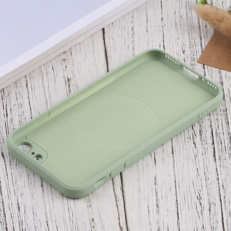 For iPhone SE 2022 / SE 2020 / 8 / 7 Silicone Full Coverage Shockproof Magsafe Case(Green) by buy2fix