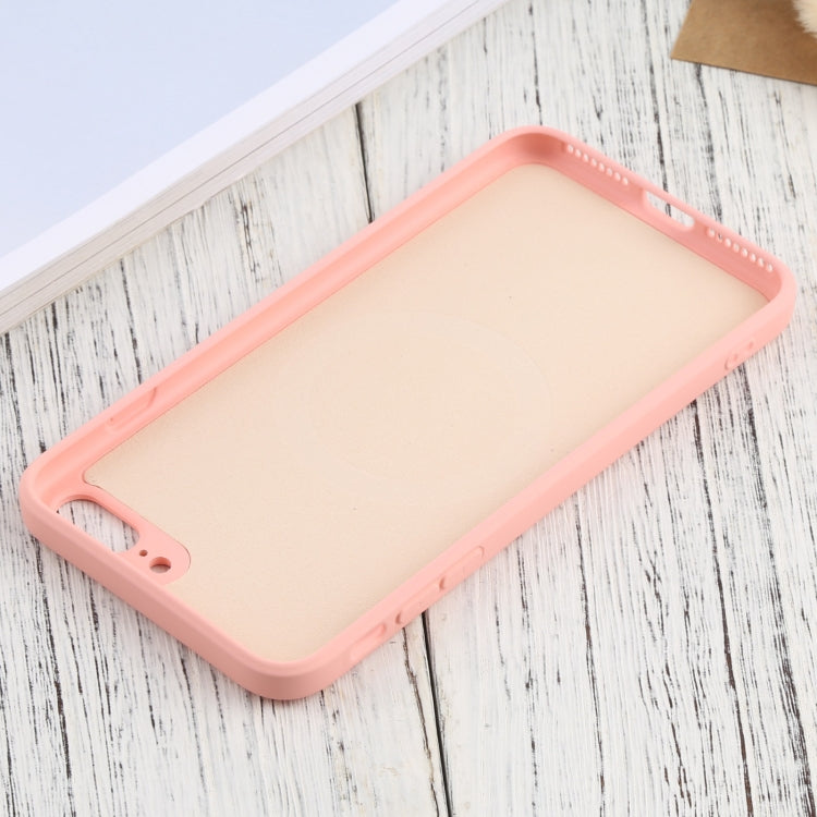 Silicone Full Coverage Shockproof Magsafe Case For iPhone 7 Plus / 8 Plus(Pink) by buy2fix