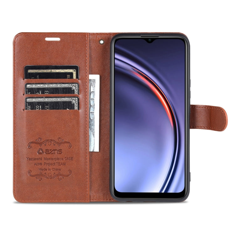 For Huawei Maimang 10 SE 5G AZNS Sheepskin Texture Horizontal Flip Leather Case with Holder & Card Slots & Wallet(Brown) - Huawei Cases by AZNS | Online Shopping UK | buy2fix