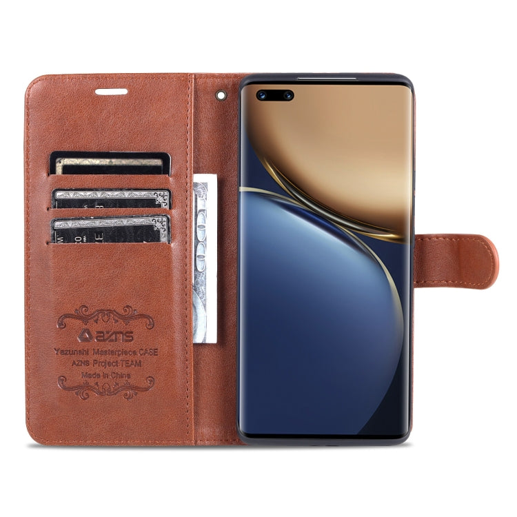 For Honor Magic3 AZNS Sheepskin Texture Horizontal Flip Leather Case with Holder & Card Slots & Wallet(Brown) - Honor Cases by AZNS | Online Shopping UK | buy2fix