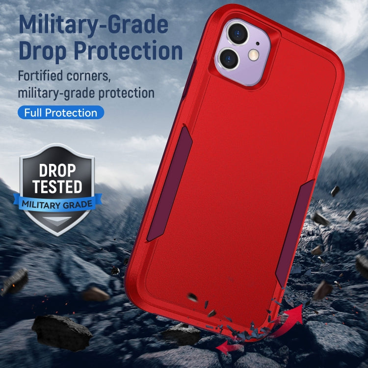 For iPhone 11 Pioneer Armor Heavy Duty Shockproof Phone Case (Red) by buy2fix