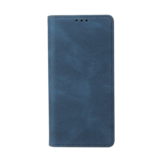For Samsung Galaxy A52 5G / 4G Simple Suction Closure Horizontal Flip Leather Case with Holder & Card Slot & Wallet(Blue) by buy2fix