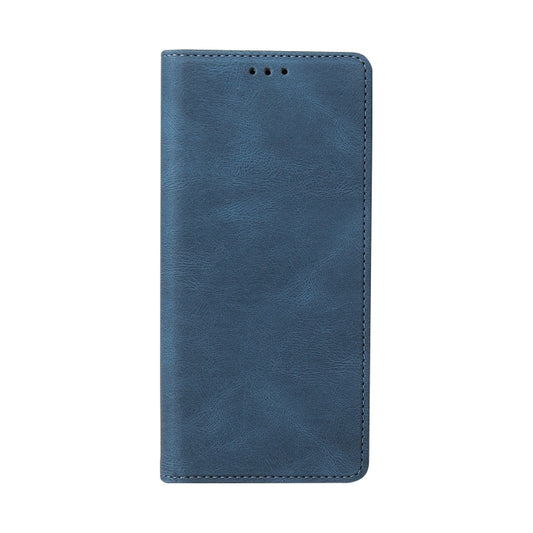For Xiaomi Redmi Note 8T Simple Suction Closure Horizontal Flip Leather Case with Holder & Card Slot & Wallet(Blue) by buy2fix