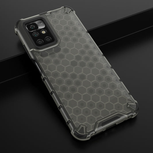 For Xiaomi Redmi 10 Shockproof Honeycomb PC + TPU Case(Black) by buy2fix