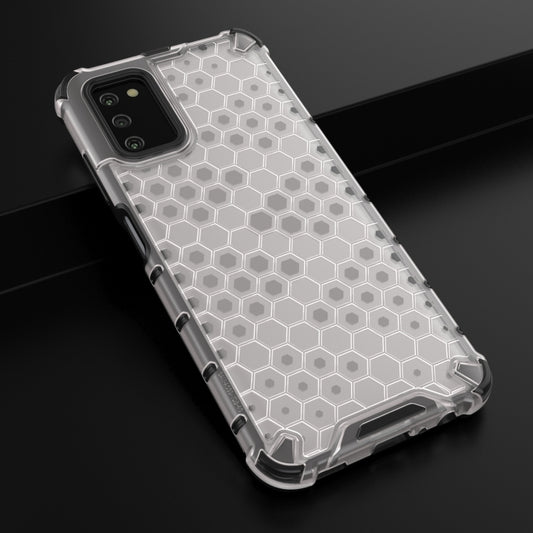 For Samsung Galaxy A03s 164mm Shockproof Honeycomb PC + TPU Case(White) by buy2fix