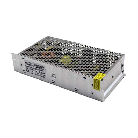 S-200-24 DC24V 8.3A 200W LED Regulated Switching Power Supply, Size: 199 x 98 x 42mm by buy2fix