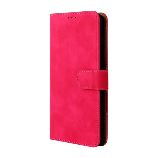 For Motorola Moto G60S Solid Color Skin Feel Magnetic Buckle Horizontal Flip PU Leather Case with Holder & Card Slots & Wallet(Rose Gold) by buy2fix