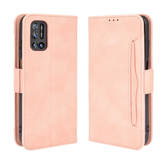 For Doogee N40 Pro Skin Feel Calf Pattern Horizontal Flip Leather Case with Holder & Card Slots & Photo Frame(Pink) by buy2fix