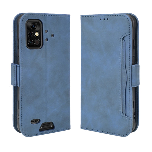 For UMIDIGI Bison Pro Skin Feel Calf Pattern Horizontal Flip Leather Case with Holder & Card Slots & Photo Frame(Blue) by buy2fix