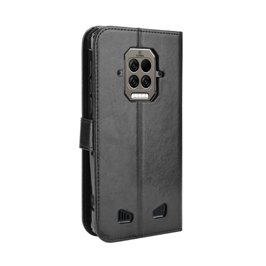 For Doogee S86 / S86 Pro Crazy Horse Texture Horizontal Flip Leather Case with Holder & Card Slots & Lanyard(Black) by buy2fix