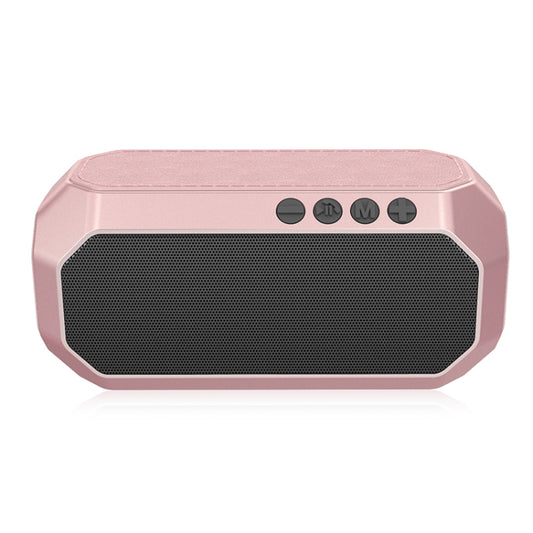 NewRixing NR-4000 TWS Mesh Polygon Music Box Concept Bluetooth Speaker(Rose Gold) by NewRixing