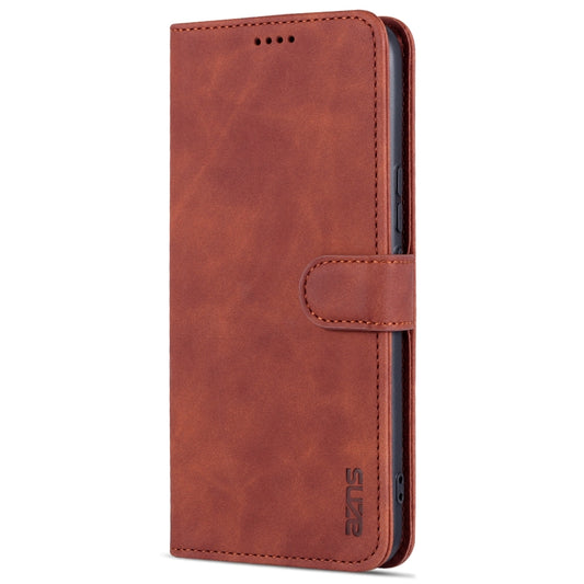 For Honor Play 20 AZNS Skin Feel Calf Texture Horizontal Flip Leather Case with Card Slots & Holder & Wallet(Brown) - Honor Cases by AZNS | Online Shopping UK | buy2fix
