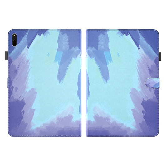 For Huawei MatePad 11 (2021) Voltage Watercolor Pattern Skin Feel Magnetic Horizontal Flip PU Leather Case with Holder(Blue) by buy2fix