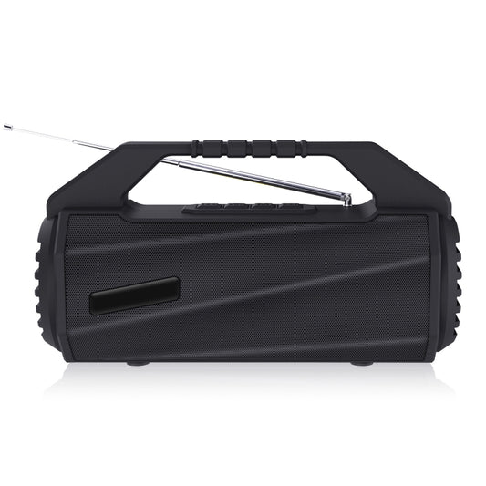 NewRixing NR-4025FM Outdoor Splash-proof Water Portable Bluetooth Speaker, Support Hands-free Call / TF Card / FM / U Disk(Black) - Desktop Speaker by NewRixing | Online Shopping UK | buy2fix