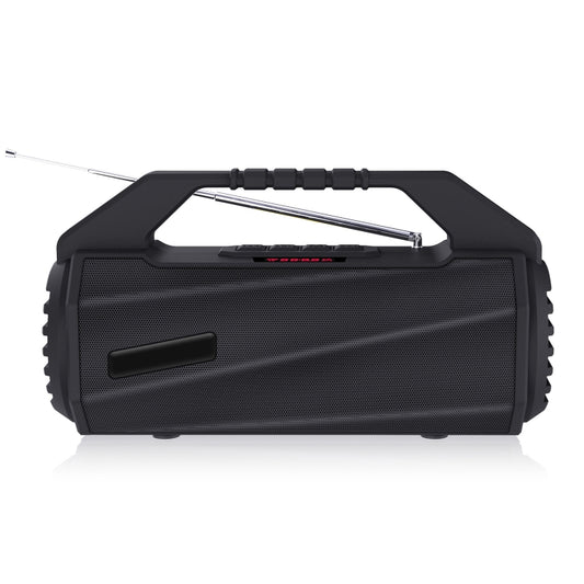 NewRixing NR-4025FM with Screen Outdoor Splash-proof Water Portable Bluetooth Speaker, Support Hands-free Call / TF Card / FM / U Disk(Black) - Desktop Speaker by NewRixing | Online Shopping UK | buy2fix