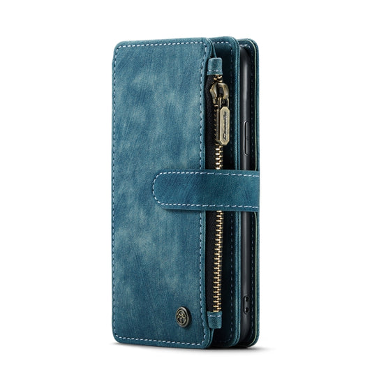 For iPhone 11 Pro CaseMe-C30 PU + TPU Multifunctional Horizontal Flip Leather Case with Holder & Card Slot & Wallet & Zipper Pocket (Blue) by CaseMe