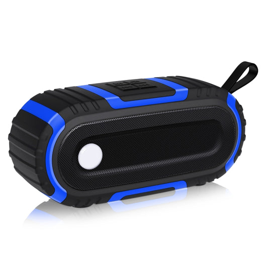 NewRixing NR-5016 Outdoor Splash-proof Water Bluetooth Speaker, Support Hands-free Call / TF Card / FM / U Disk(Blue) - Desktop Speaker by NewRixing | Online Shopping UK | buy2fix