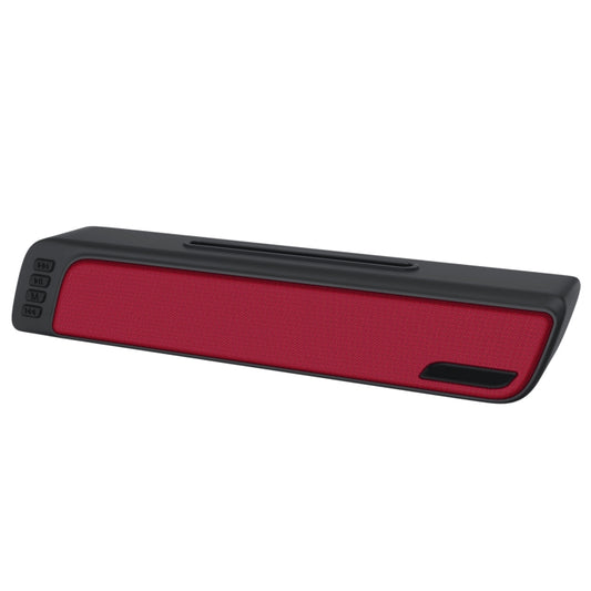 NewRixing NR-7018 Outdoor Portable Bluetooth Speaker with Phone Holder, Support Hands-free Call / TF Card / FM / U Disk(Red) - Desktop Speaker by NewRixing | Online Shopping UK | buy2fix