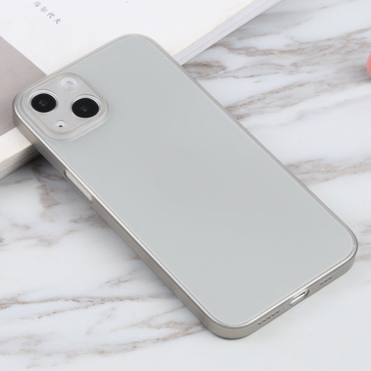 For iPhone 13 mini Camera Precision Hole PP Protective Case (Grey) by buy2fix
