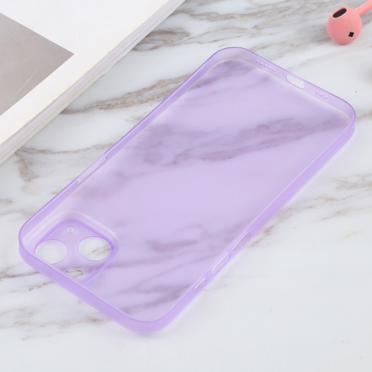 For iPhone 13 Camera Precision Hole PP Protective Case(Purple) by buy2fix