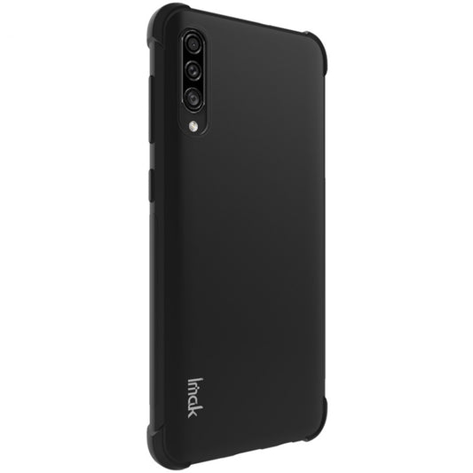 For Galaxy A50s / A30s IMAK All-inclusive Shockproof Airbag TPU Case, with Screen Protector(Black) by imak