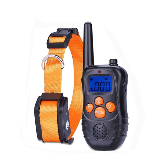 998DC Bark Stopper Remote Control Electric Shock Collar Dog Training Device, Plug Type:US Plug by buy2fix