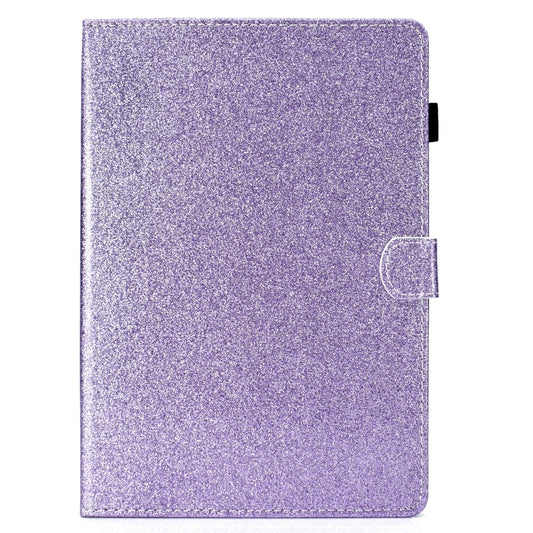 For iPad Air / Air 2 / iPad 9.7 Varnish Glitter Powder Horizontal Flip Leather Case with Holder & Card Slot(Purple) - More iPad Cases by buy2fix | Online Shopping UK | buy2fix