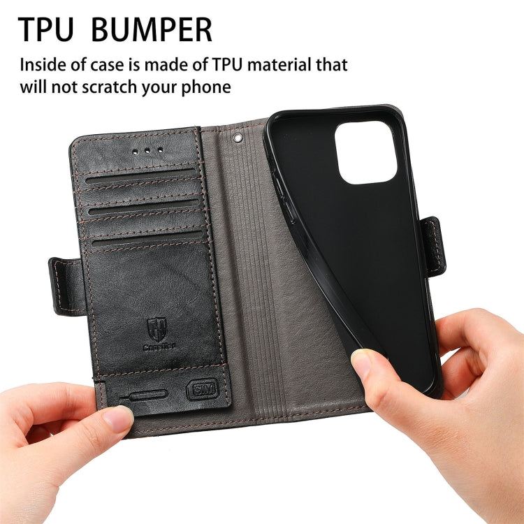 For Oukitel C21 Pro CaseNeo Business Splicing Dual Magnetic Buckle Horizontal Flip PU Leather Case with Holder & Card Slots & Wallet(Black) by buy2fix