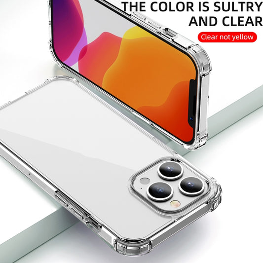 For iPhone 13 iPAKY Crystal Clear Series Transparent Shockproof TPU + PC Protective Case by iPAKY