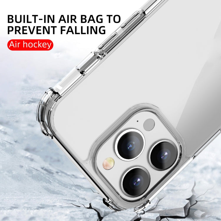 For iPhone 13 iPAKY Crystal Clear Series Transparent Shockproof TPU + PC Protective Case by iPAKY
