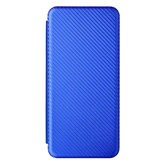For Doogee S59 / S59 Pro Carbon Fiber Texture Horizontal Flip TPU + PC + PU Leather Case with Card Slot(Blue) by buy2fix