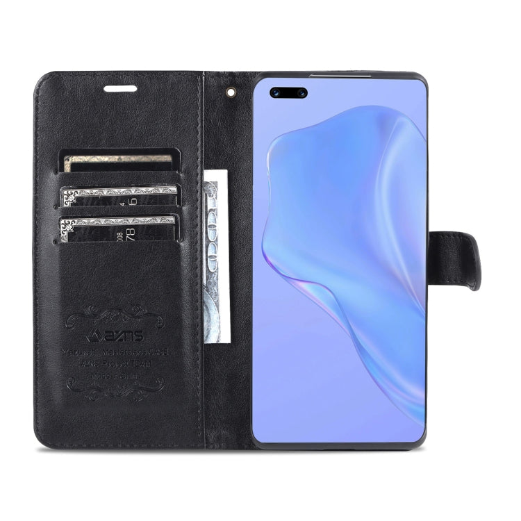 For Honor Magic3 Pro AZNS Sheepskin Texture Horizontal Flip Leather Case with Holder & Card Slots & Wallet(Black) - Honor Cases by AZNS | Online Shopping UK | buy2fix