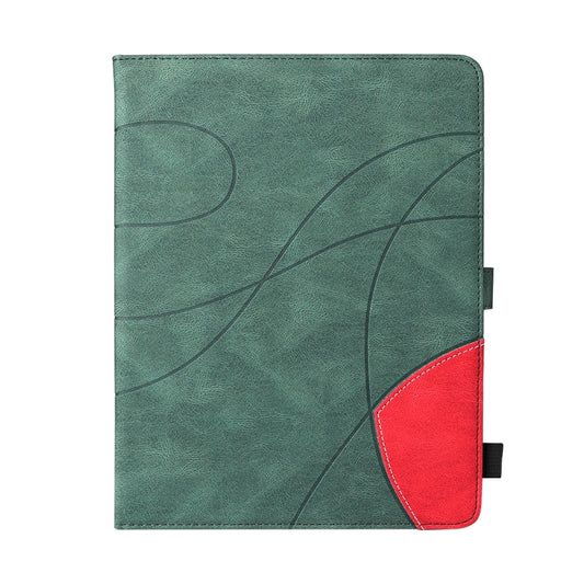 Dual-color Splicing Horizontal Flip PU Leather Case with Holder & Card Slots & Sleep / Wake-up Function For iPad Pro 11 (2021/2020/2018) / Air (2020)(Green) - iPad Pro 11 (2018) Cases by buy2fix | Online Shopping UK | buy2fix