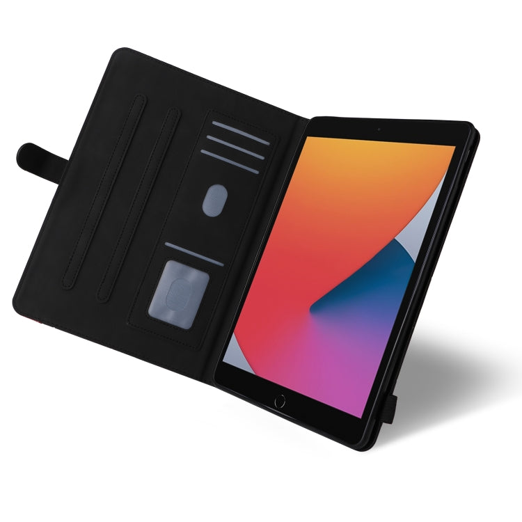 Dual-color Splicing Horizontal Flip PU Leather Case with Holder & Card Slots & Sleep / Wake-up Function For iPad 9.7 (2018/2017)(Black) - iPad 9.7 (2018) & (2017) Cases by buy2fix | Online Shopping UK | buy2fix