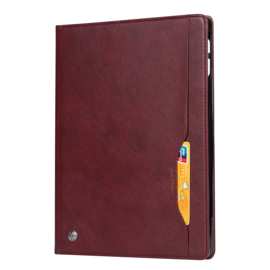 For iPad mini 2024 / mini 6 Knead Skin Texture Horizontal Flip Leather Tablet Case with Photo Frame & Holder & Card Slots & Wallet & Pen Slot & Sleep / Wake-up Function(Wine Red) - iPad mini 6 Cases by buy2fix | Online Shopping UK | buy2fix