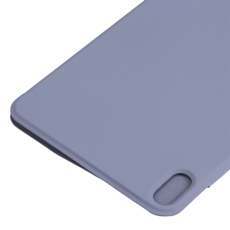 For iPad mini 2024 / mini 6 Horizontal Flip Ultra-thin Fixed Buckle Magnetic PU Tablet Case With Three-folding Holder & Sleep / Wake-up Function(Purple) - iPad mini 6 Cases by buy2fix | Online Shopping UK | buy2fix