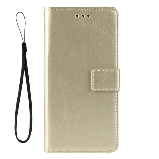 For Blackview Oscal C20 Crazy Horse Texture Horizontal Flip Leather Case with Holder & Card Slots & Lanyard(Gold) by buy2fix