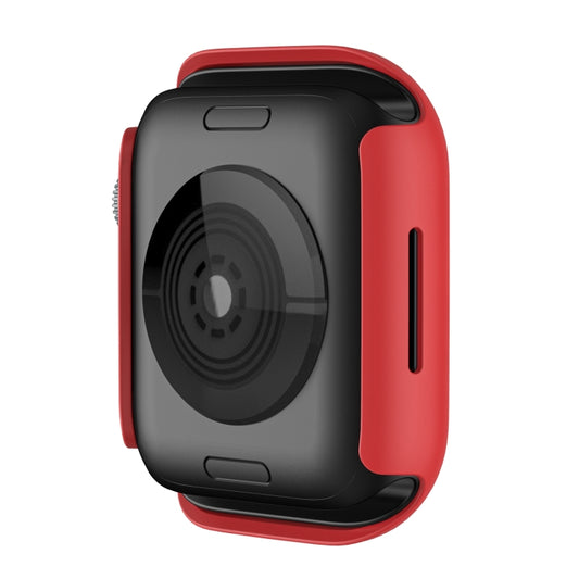 Shockproof TPU Protective Case For Apple Watch Series 9 / 8 / 7 41mm(Red) by buy2fix