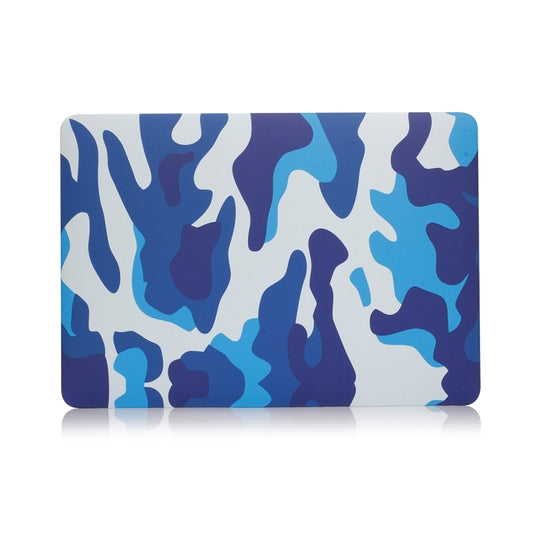 For MacBook Air 13.3 inch A1932 / A2179 / A2337 Camouflage Pattern Laptop Water Decals PC Protective Case(Blue Camouflage) by buy2fix
