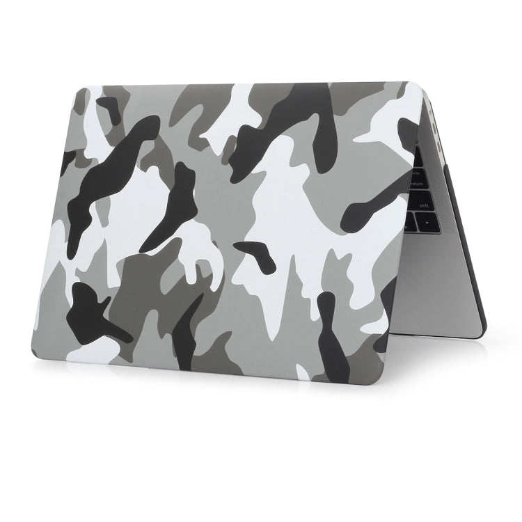 Camouflage Pattern Laptop Water Decals PC Protective Case For MacBook Pro 16 inch A2141(Grey Camouflage) by buy2fix